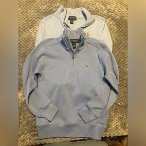 TWO Quarter Zip Polo Sweatshirts